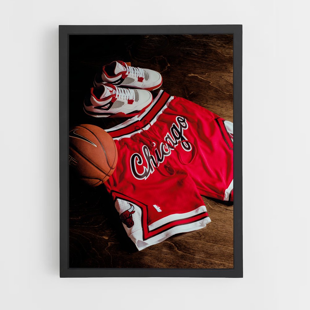 Poster Bulls & Kicks – affiche Basketball (vue 2)